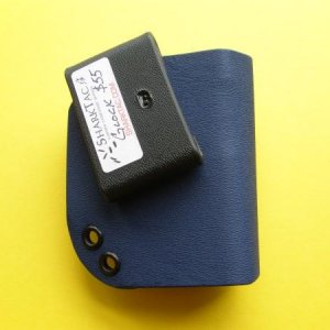 Right Hand Inside Pants IWB Blue Kydex (Clip)