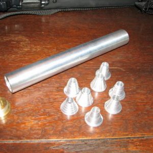 9mm can i made, with several different baffles