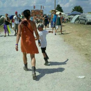 Bonnaroo Music Festival with my son Clay